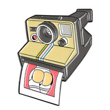 Exquisite Color Camera Brooch VCR Outdoor Travel Alloy Lapel Pin