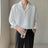 Apricot Black White Shirt Men Fashion Social Mens Dress Shirt Korean Loose Casual Long-sleeved Shirts Mens Formal Shirt M-3XL - Lootquake