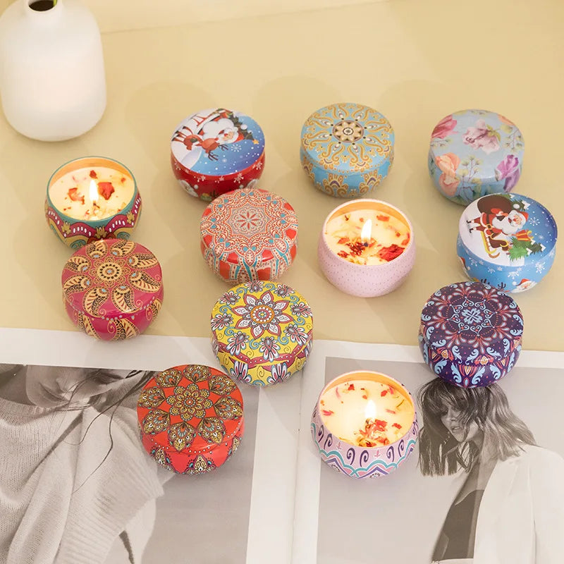 Bougie parfumée aux fleurs séchées, souvenir de mariage, parfum de fleur éternelle, bougie parfumée à l'huile essentielle de plante longue durée