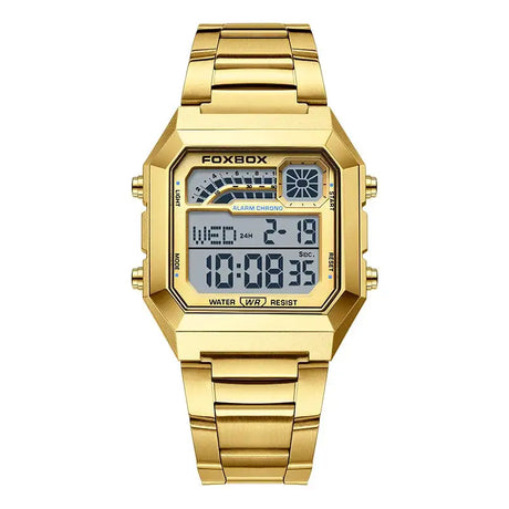 LIGE 2025 Men's watches Luxury LED Luminous Date Wristwatch Waterproof Sports Square  Casual Quartz Watches male reloj hommes - Lootquake