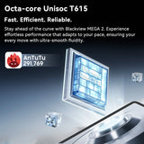 Tablette PC Blackview MEGA 2 12'' 2K FHD+ Unisoc T615 12 Go + 12 Go RAM 256 Go ROM Batterie 9000 mAh 16 MP Android 15 Tablettes 4G