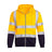 Reflective Men Hoodie Drawstring Loose Zipper Long Sleeve Hooded Pullover Winter Work Safety Coat Moisture-wicking Sweatshirt - Lootquake