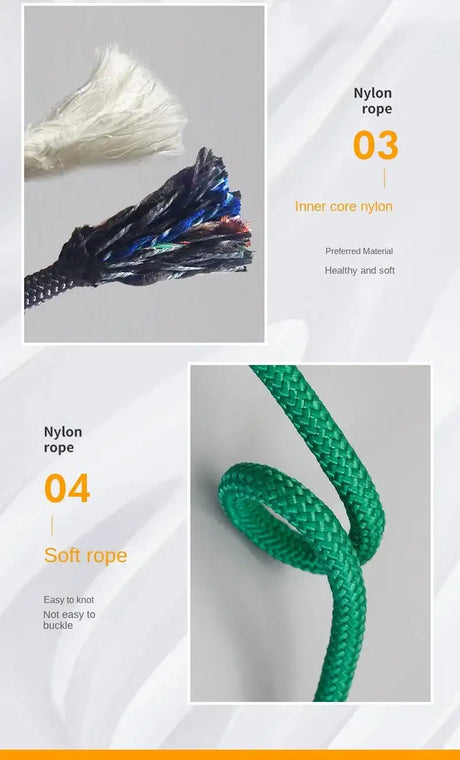 5 meters 10 colors 2mm 4mm 6mm 8mm 10mm colorful braided rope tent tie rope drawstring outdoor clothesline core nylon rope - Lootquake