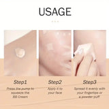 BB crème anti-cernes naturelle, fond de teint hydratant et nourrissant, waterproof et longue tenue, couvrance totale, convient à toutes les peaux