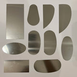 Stainless Steel Metal Scraper, Ceramic Repair Stainless Steel Scraper, Clay Scraper, Clay Sculpture Tool, Sculpture Scraper, Ceramic Art Teaching Professional Pottery Tool, Easy to Use and Durable