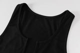 Sifreyr Ribbed V Neck Tank Long Dress Women Solid Sleeveless Bodycon Maxi Dress Sexy Streetwear Party Club Outfits Slim Sundress - Lootquake