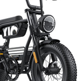 Bicicleta eléctrica para adultos Coswheel Y16, 1000 W, batería de 48 V y 15 Ah, bicicleta de montaña eléctrica de 16 pulgadas con neumáticos anchos.