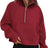 Womens Sweatshirts Half Zip Cropped Pullover Fleece Quarter Zipper Hoodies Fall outfits Clothes Thumb Hole - Lootquake