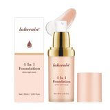 White Liquid Foundation Color Changing Foundation High Coverage SPF30 Sunscreen Concealer CC Cream Korean Makeup Base Cosmetic