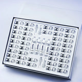 Set de polvos liofilizados reparadores faciales, hidratantes, antiarrugas, antiedad, blanqueadores, con péptidos y nicotinamida, suero iluminador.