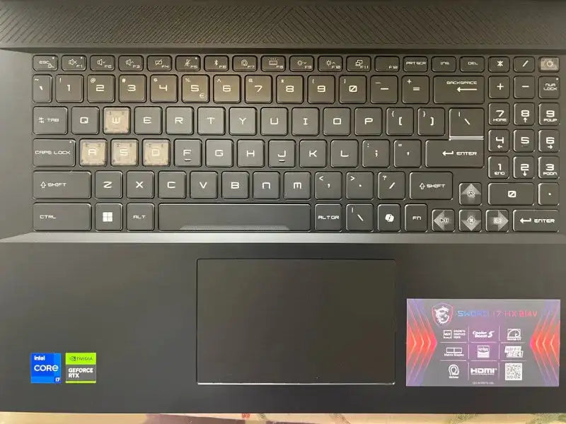 Portátil MSI Sword 17 HX 2024 de 17 pulgadas, pantalla IPS 2.5K QHD de 240 Hz, netbook i7-14700HX, 16 GB, 1 TB SSD, RTX4060, para juegos
