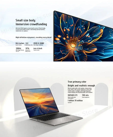 Honor MagicBook Art 14 Snapdragon Edition 1kg Ultra Thin Laptop X Elite 32G 1T 3.1K Eye Screen Notebook - Lootquake