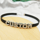 Sexy Suggestive Letter FILL ME UP Choker Necklace Women Goth Collar Chocker Cosplay Costume Party Original Personalized Jewelry - Lootquake