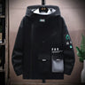 Autumn trend Hoodie Jackets Men Windbreaker Jacket Hip Hop Solid Color Outdoor Sports Hooded Coats Men Clothing - Lootquake
