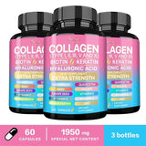 Collagen Supplement - Supports Skin Care, Nails, Hair, Antioxidants and The Immune System