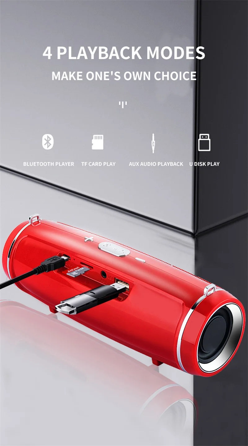 Altavoz Bluetooth Xiaomi de alta calidad, portátil, de alta potencia, con graves profundos, inalámbrico, para exteriores, sonido envolvente 3D, 200 W, TWS/FM
