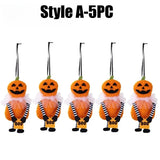 DIY Halloween Hanging Ornaments Fabric Pumpkin Ghost Skull Bewitching Decor Home Party Spooky Season
