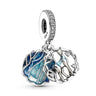 MINISO Charms de plata de ley 925 para pulseras originales de Harry Potter de 3 mm, colgantes para mujer, joyería DIY, regalos