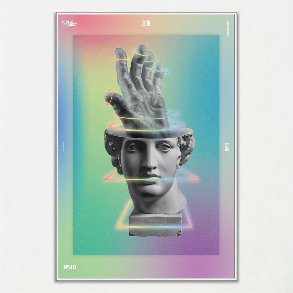 1pc-Statue David Graphic Designer Poster Paper Print Home Living Room Bedroom Entrance Bar Cafe Art Painting Decor
