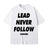 Rapper Chief Keef Lead Never Follow Leaders T Shirts Men Women Fashion Hip Hop Vintage T-shirt Cotton Casual Oversized T-shirts - Lootquake