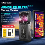 Teléfono robusto Ulefone Armor 28 Ultra 5G con imagen térmica por IA, Dimensity 9300+, 1 TB de ROM, 32 GB de RAM, Android, AMOLED