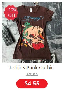 Vintage Women Top Y2k Aesthetic Punk Black Sleeveless T-shirt Korean Party Sexy V-neck Slim Crop Top 2000s Female Clothing Goth - Lootquake