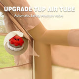 4-6 People Inflatable Tent with Pump Portable Blow Up Tent Easy Set-up Air Tent，4 Season Inflatable Tents for Camping - Lootquake