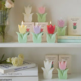 Exquisite Tulip-Fragrance Candles: Ideal Wedding Keepsakes, Luxurious Home Ambiance & Heartfelt Birthday Presents for Women