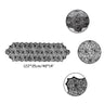 Halloween Decoration Lace Spider Web Skeleton Skull Tablecloth Black Fireplace Mantel Scarf Event Party Decoration Supplies