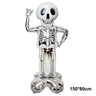 Halloween Theme Standing Balloon Pumpkin Haunted House Spider Cat Foil Balloon Happy Halloween Decor Supplies Kids Gifts