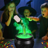 Halloween Black Witch Bowl Magic Float Bottle and Diffuser Horror House Decoration Hocus Party Scary Props Halloween Decor