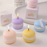 Velas de aromaterapia con diseño creativo de macarrones (2025), colección de fragancias para el hogar, adornos decorativos, regalos de Navidad y cumpleaños.