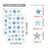 Cartoon Teddy Bear Tent Stars Wall Stickers for Kids Room Nursery Baby Room Decoration Wall Decals Room Interior - Lootquake