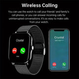 2024 Smart Watch Android Phone 1.44'' Inch Color Screen Bluetooth Call Blood Oxygen/Pressure Monitoring Smart Watch Women Men - Lootquake