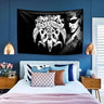 Tapiz de banda de rock A-Alice In Chains Música Decoración del hogar Estética Colcha Tapiz de pared Alfombras Cubierta de dormitorio Tela