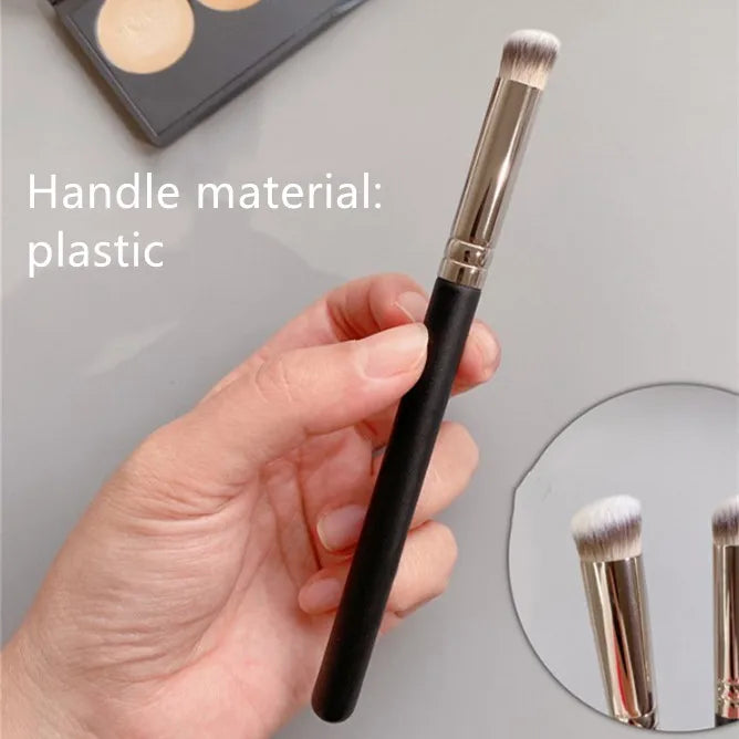 Brochas de maquillaje para base, corrector y ojeras, en ángulo, sin costuras, sintéticas, para cremas líquidas, cosméticas, herramientas de maquillaje facial