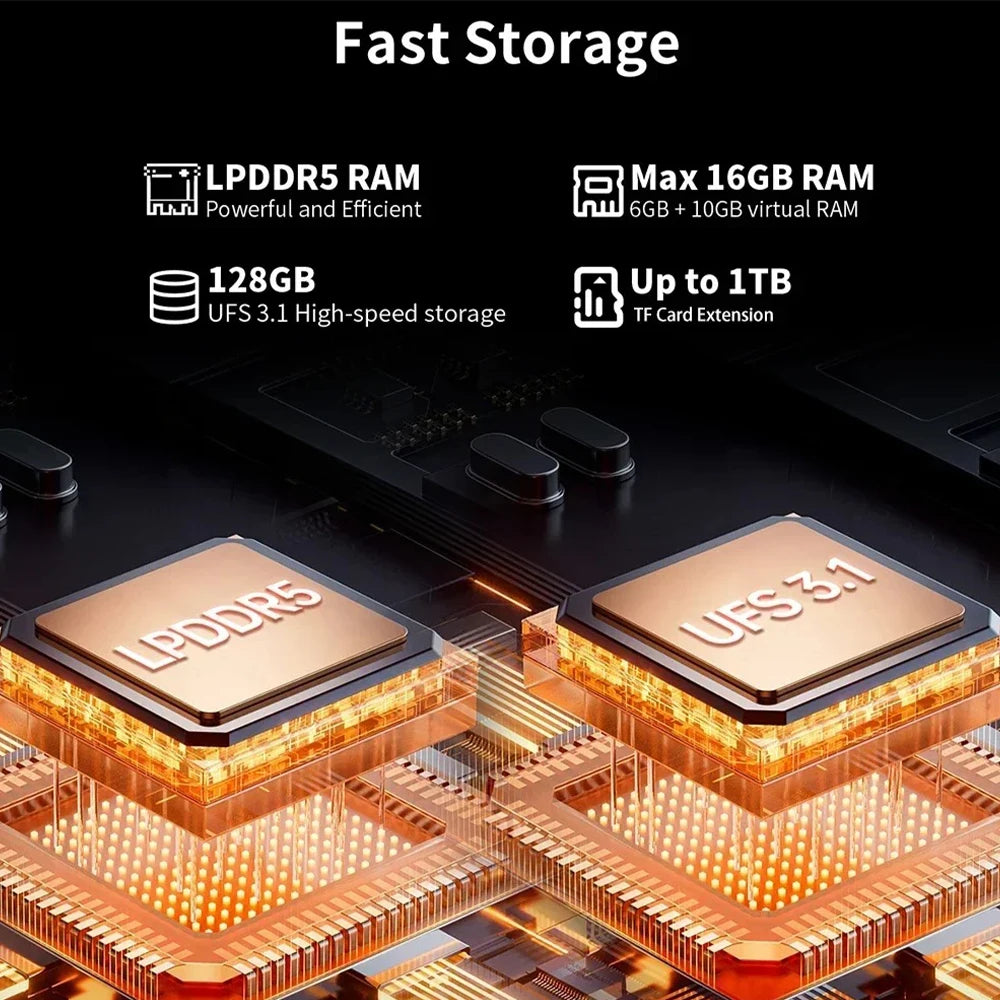 Nouvelle tablette Teclast T60 AI Allwinner A733 Octa-Core 12 pouces 2K HD TDDI écran 6 Go RAM 128 Go ROM Android 15 WiFi6 8000 mAh 13MP + 5MP