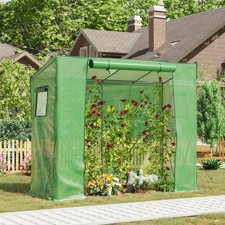 Tomato Greenhouse Foil Greenhouse Metal Frame Vegetable Plant Grow Tent Warm Waterproof Flower Household For Gardening Tools - Lootquake