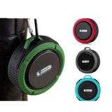Altavoz Bluetooth inalámbrico impermeable con ventosa para deportes al aire libre, mini subwoofer para ducha, coche, teléfono inteligente, micrófono TF C6
