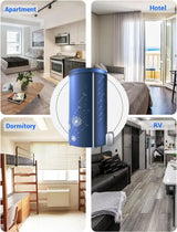 Secadora de ropa eléctrica portátil, tendedero calefactable de 1000 W, secadora de ropa de viaje con temporizador, secadora de ropa eléctrica