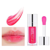Lip Oil Gloss Lip Plumper Makeup Moisturizing NonSticky Tint Water Cosmetics Care Lip Primer Glossy Glitter Balm Sexy J2B4
