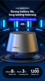 Altavoz portátil Lenovo K3 Pro 5.0 con Bluetooth, estéreo, envolvente, inalámbrico, reproductor de música y audio.