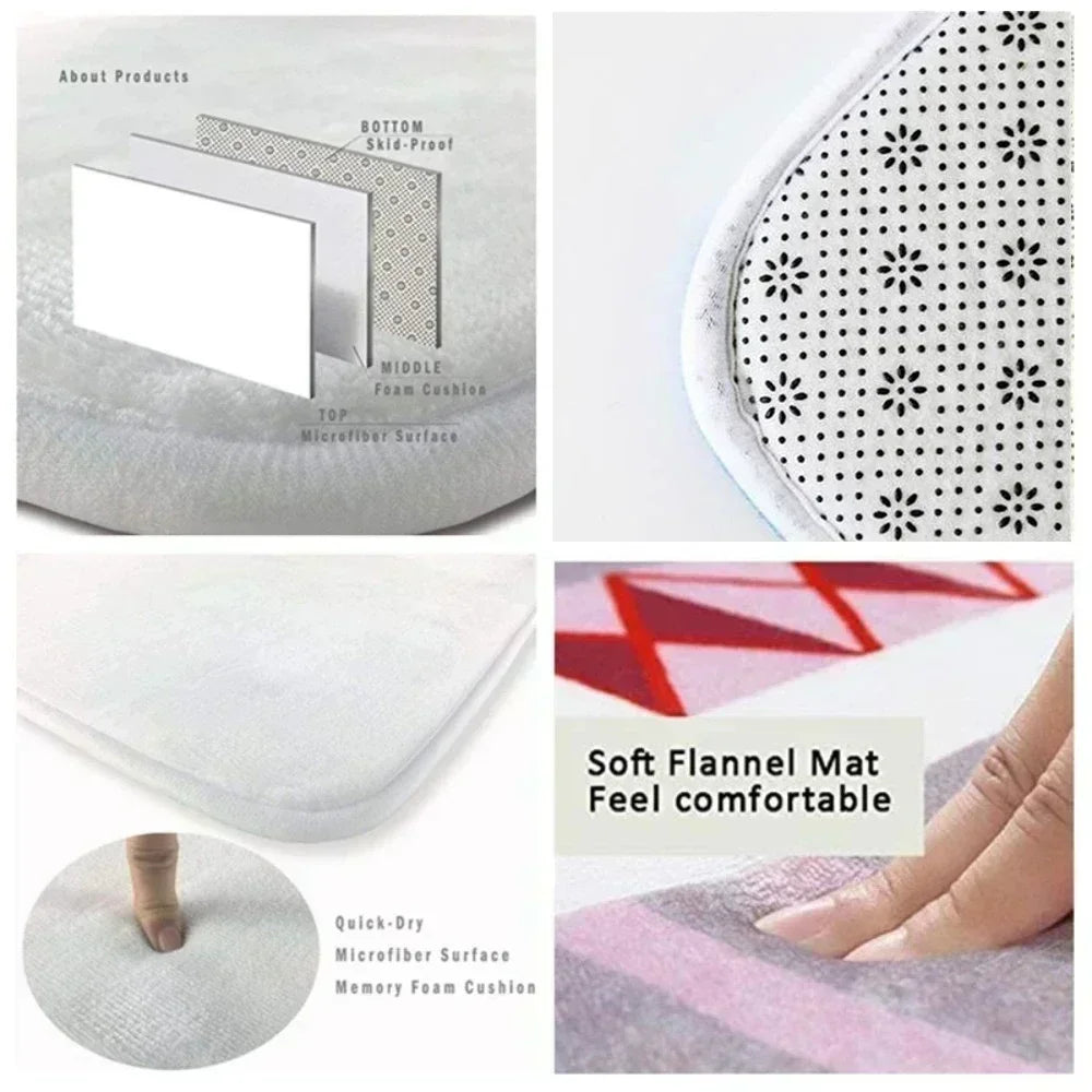 Tapis rond imprimé Yin Yang Dragon et Phénix pour la maison, le salon, la chambre à coucher, antidérapant, lavable, en flanelle