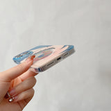 Cartoon Anime Iridescent Shinning Eyes Double Layers Phone Case