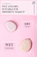 5/10 unidades de mini esponjas para base de maquillaje con cojín de aire, corrector facial, crema BB, aplicador cosmético, herramientas de maquillaje.