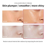 Crema de colágeno en gel que mejora la elasticidad de la piel, reafirmante, calmante, hidratante, antienvejecimiento, firmeza, hidratación, cuidado de la piel, gel facial.