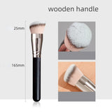 Brochas de maquillaje para base, corrector y ojeras, en ángulo, sin costuras, sintéticas, para cremas líquidas, cosméticas, herramientas de maquillaje facial