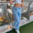 Women Wide Leg Baggy Jeans Lady Vintage Y2K Punk Low Rise Waist Loose Denim Pants Streetwear Fashion Trashy Long Skater Trousers - Lootquake