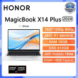 Honor X14 Plus laptop R7-8845HS Radeon 780M 16G+512GB SSD 60Hz IPS Full Eye Screen 14-inch Notebook Win11 - Lootquake
