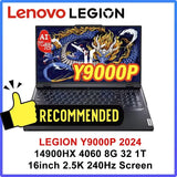 Lenovo LEGION Y9000P 2024 intel i9-14900H core Geforce RTX4060 8GB 16/32GB RAM 1/2TB SSD 16" 2.5K 240Hz Screen - Lootquake